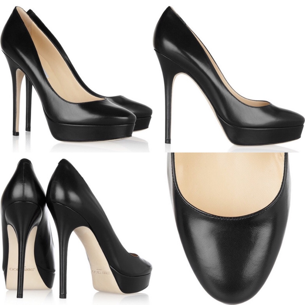 JIMMY CHOO ‘Cosmic’ Leather Heels/Pumps- 100% Auth